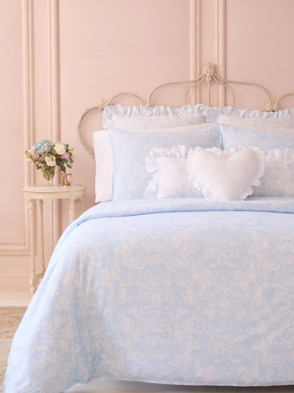 NEW NWT LSF LOVESHACKFANCY ICY WIND KING DUVET AND SHAM SET